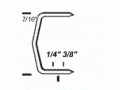 Las grapas de aluminio