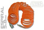 CLATW0010 ESPIRAL 5×8mm DE 10 M. NARANJA