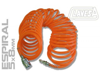 CLATW0010 ESPIRAL 5×8mm DE 10 M. NARANJA