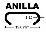 0035GM8001 GRAPA INOX ANILLA GM.8000 (SR-8  616-G50 ) PARA GM-8000 (P7)