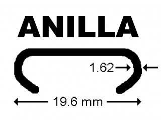 0035GM8001 GRAPA INOX ANILLA GM.8000 (SR-8  616-G50 ) PARA GM-8000 (P7)