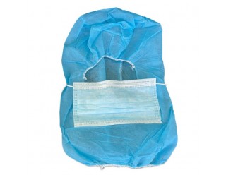 UN01.02.101M Gorro Integral con mascarilla en TNT de Polipropileno