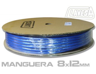 CLATW0812A MANGUERA 8×12mm DE 100M. AZUL